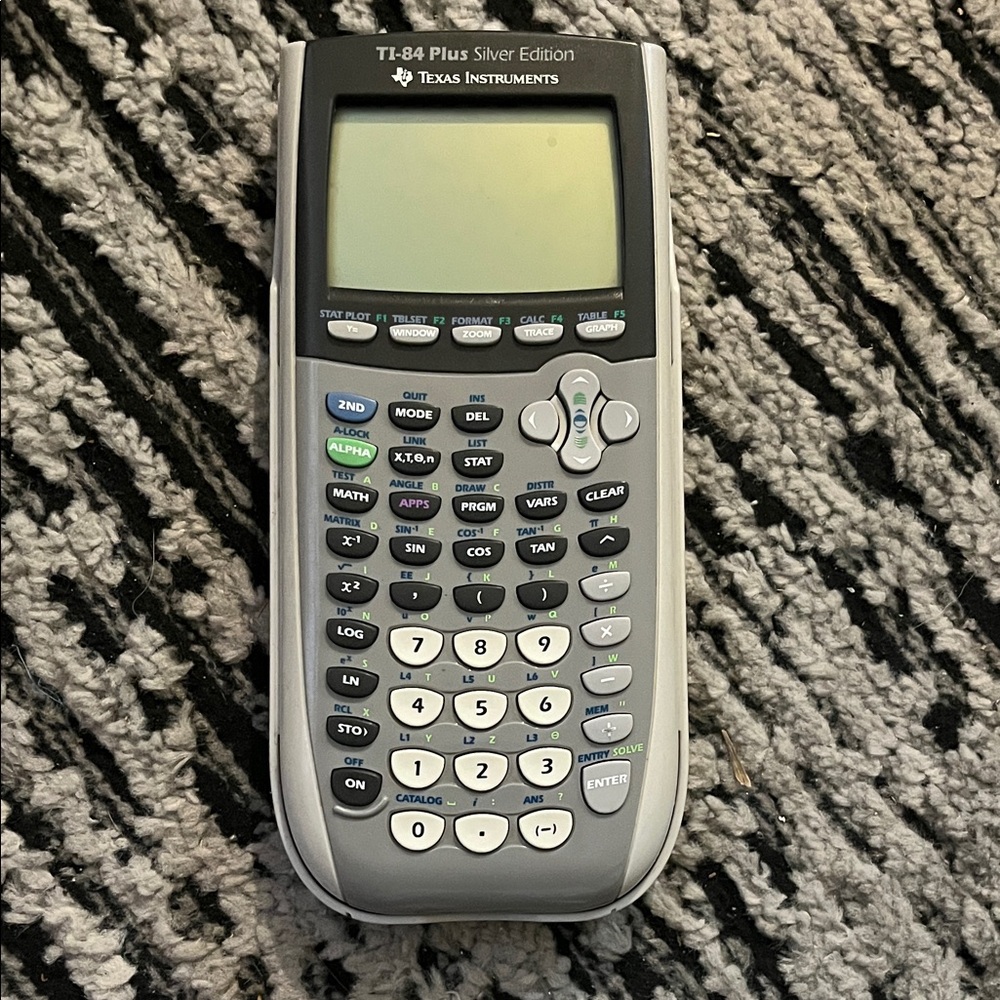 Texas Instruments TI-84 Plus Silver Graphing Calculator